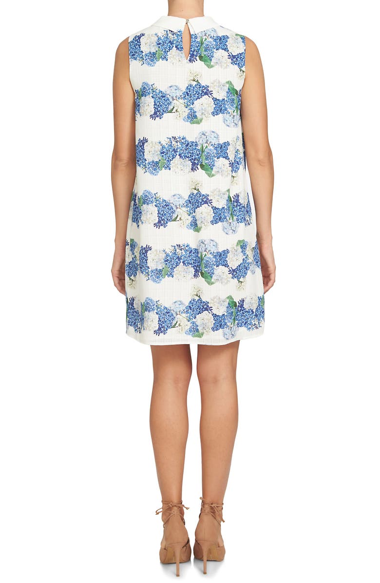 CeCe Hydrangea Plaid Shift Dress, Alternate, color, 