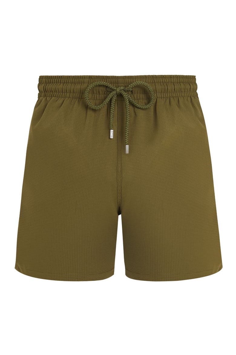 Men Micro-Perforated Ultra-Light and Packable Swim Trunks Solid, Main, color, Khaki