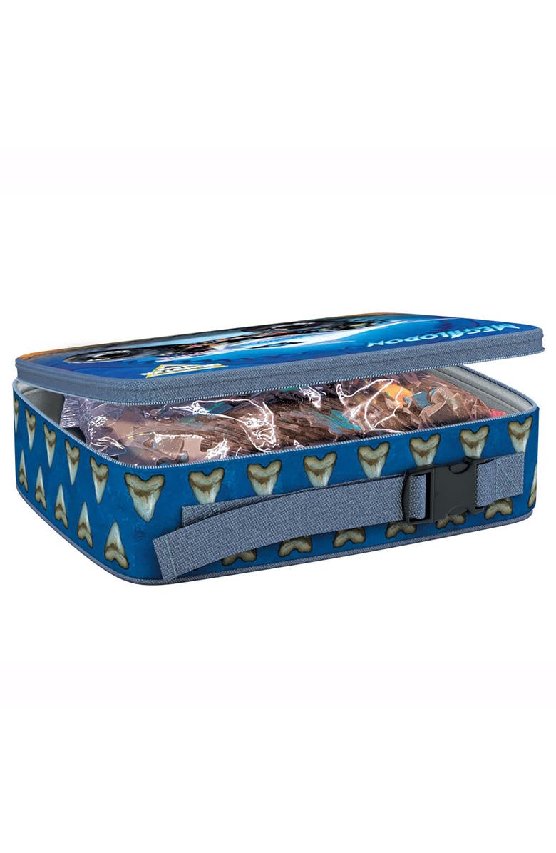 Eurographics Monster Jam Puzzle & Lunch Box Megalodon, 100Piece Jigsaw, Alternate, color, Multicolored