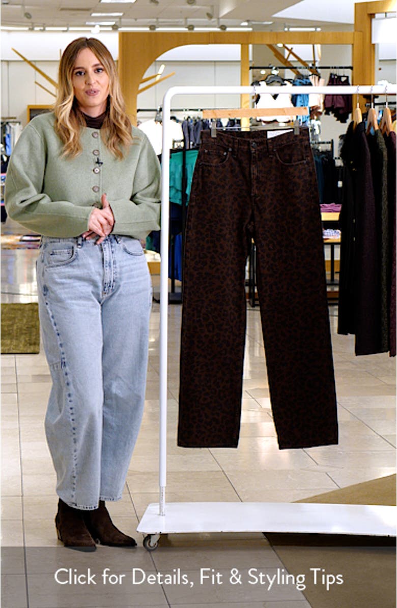 Shea High Waist Relaxed Straight Leg Jeans, sales video thumbnail