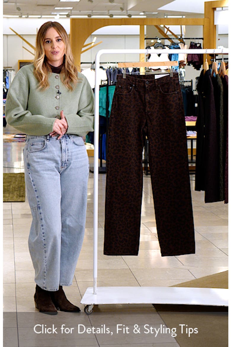 Shea High Waist Relaxed Straight Leg Jeans video
