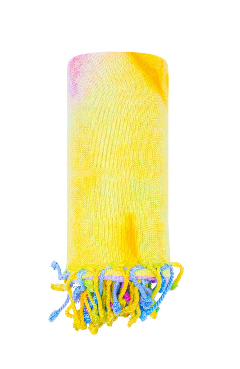 Sunkissed Sand Free Beach Towel - Tie Dye, Main, color, Tel Aviv Rainbow