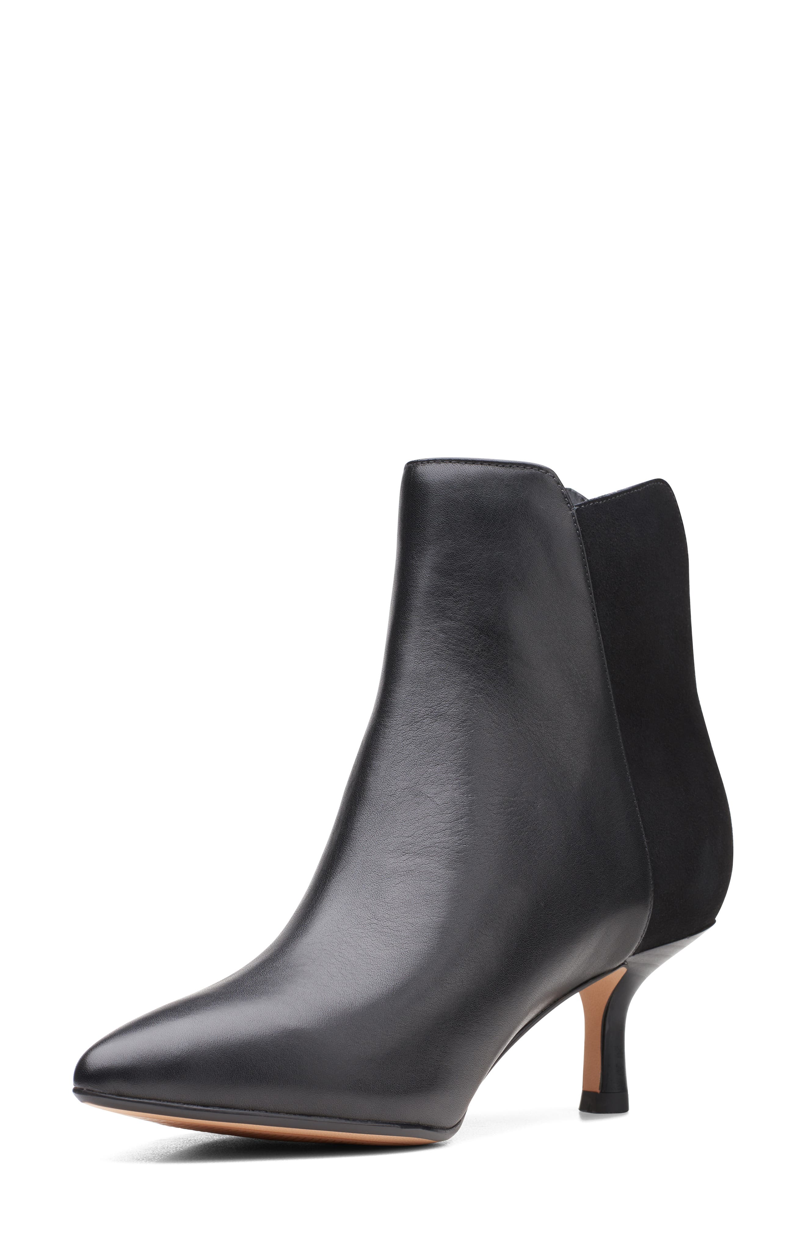 Clarks<sup>®</sup> Violet Zip Bootie, Alternate, color, 