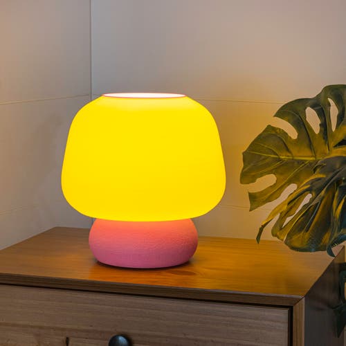 JONATHAN Y JONATHAN Y PORTOBELLO MODERN CLASSIC PLANT-BASED LED 3D PRINTED MUSHROOM TABLE LAMP, DIMMABLE 