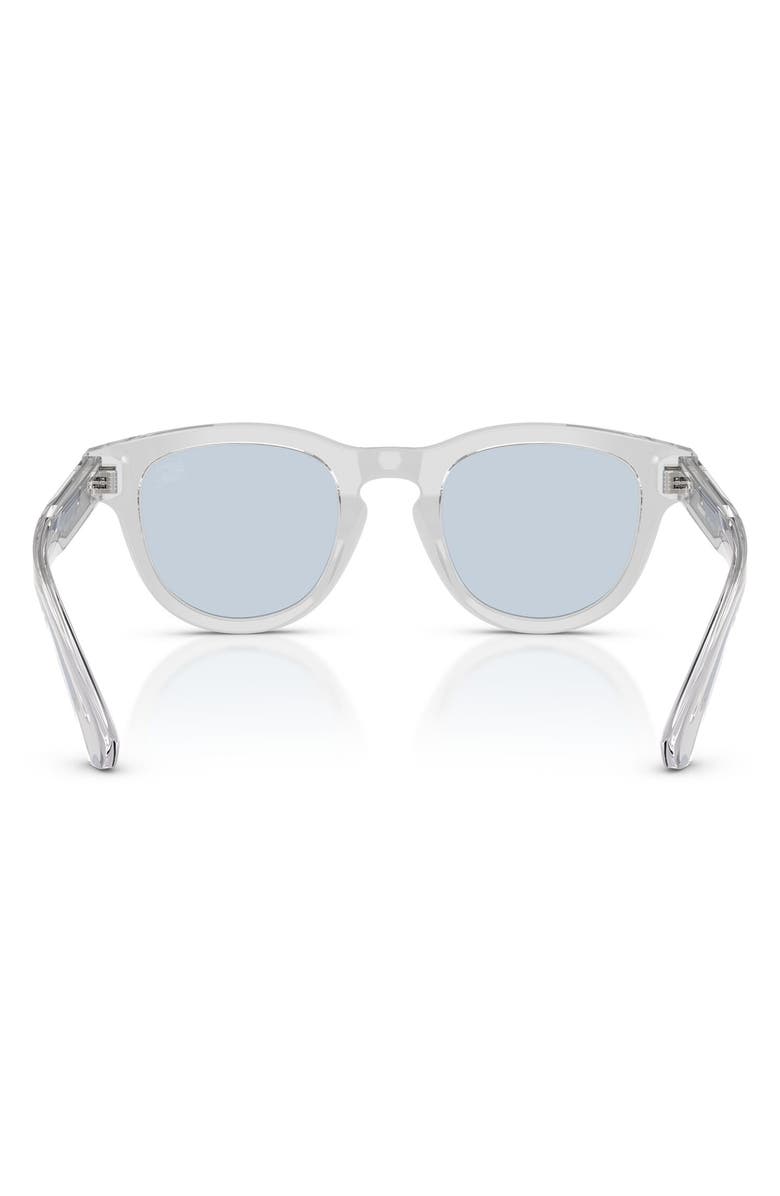 Burberry 48mm Phantos Sunglasses, Alternate, color, Grey / Azure