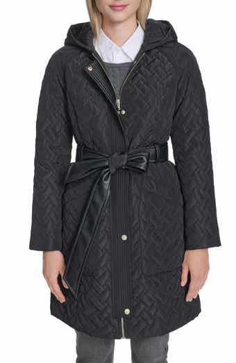 Cole Haan Belted Quilted Jacket