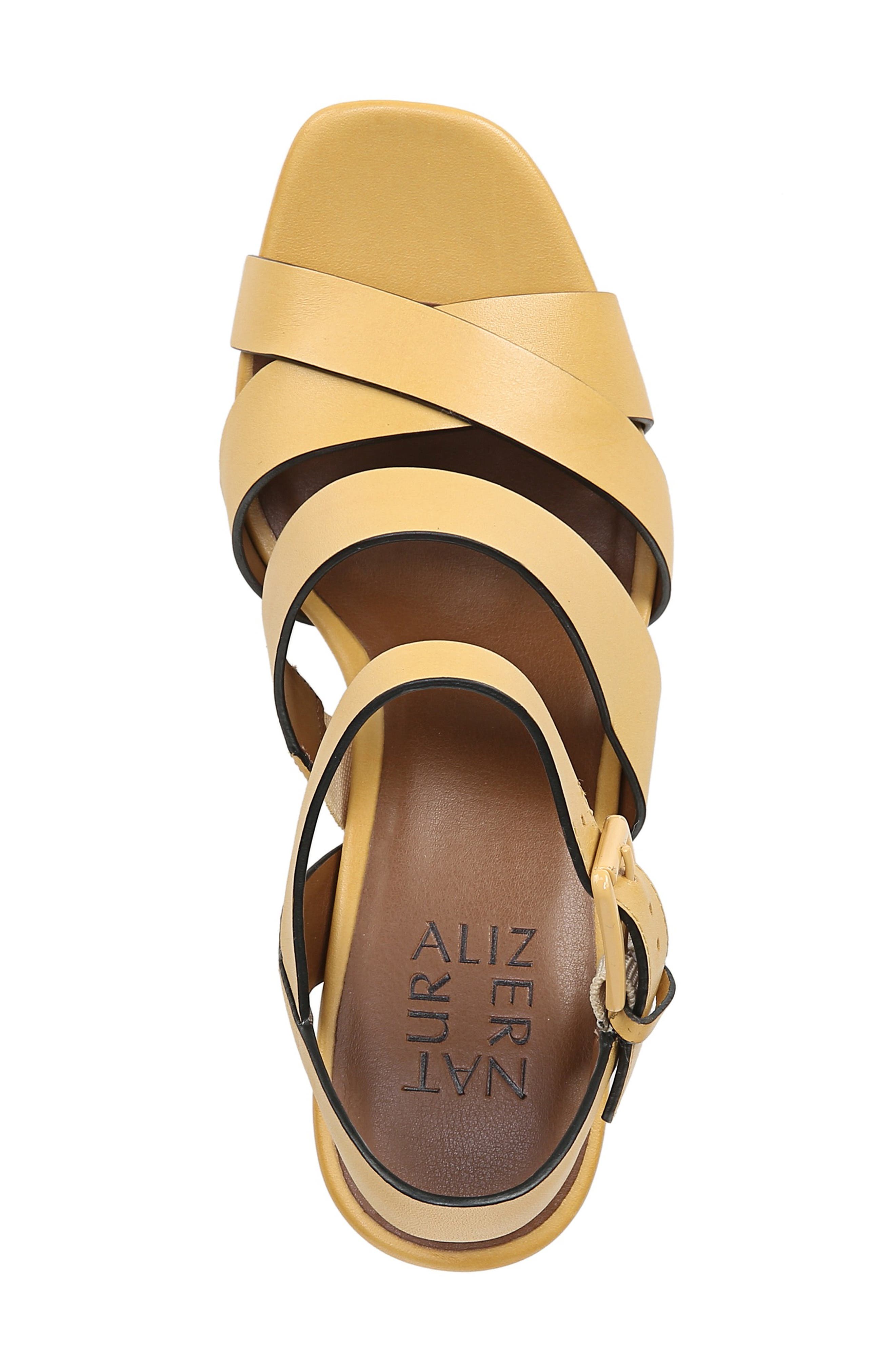 Julisa Platform Sandal, Alternate, color, TUSCAN YELLOW LEATHER