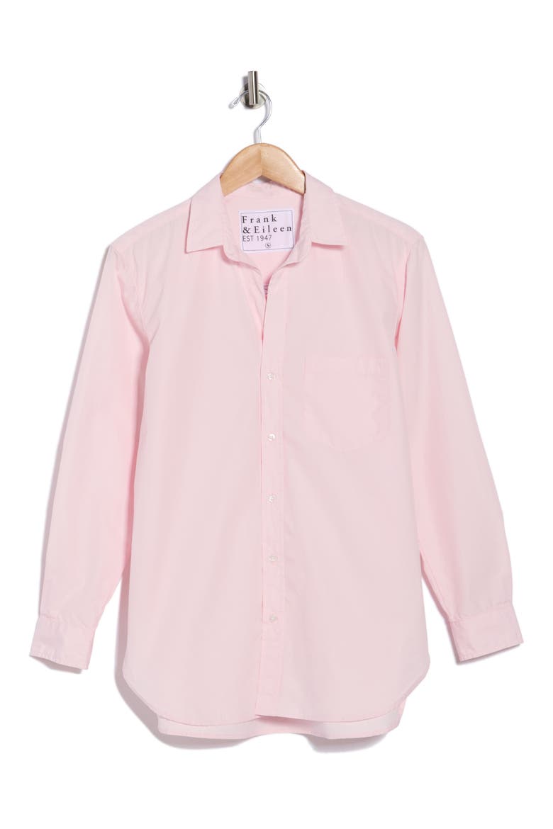 Joedy Cotton Button-Up Shirt, Alternate, color, SOLID VINTAGE ROSE