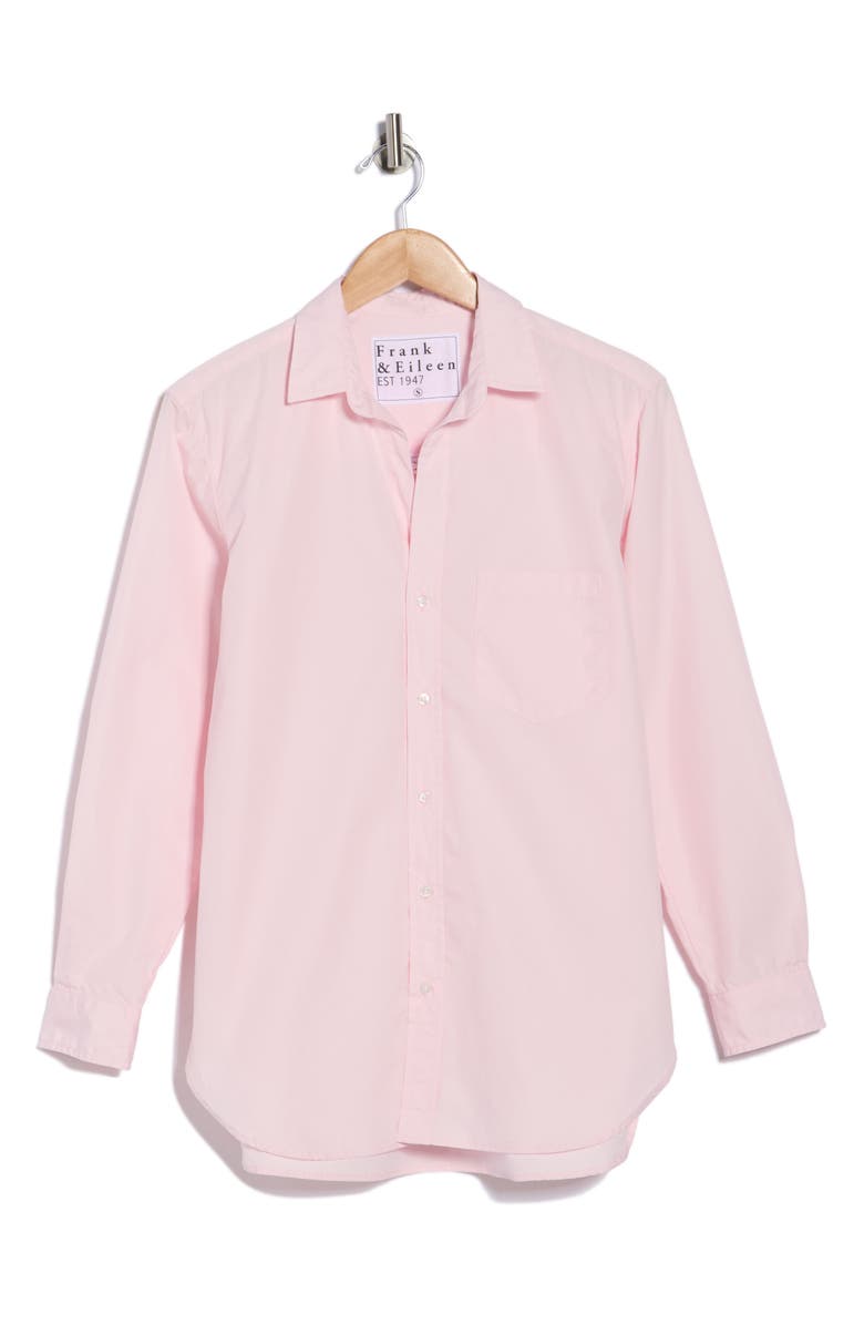 Frank & Eileen Joedy Cotton Button-Up Shirt, Main, color, Solid Vintage Rose