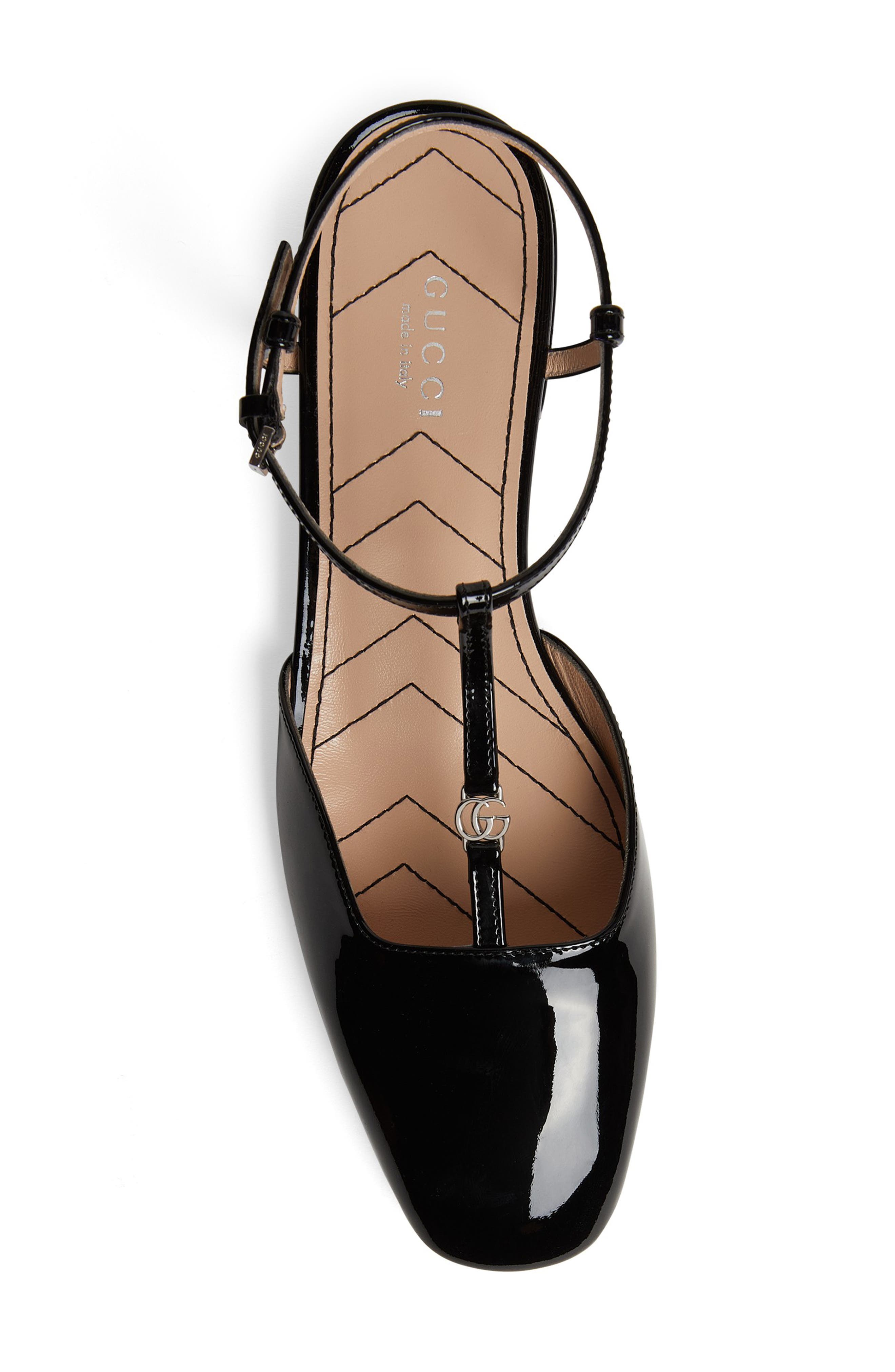 Gucci T-Strap Ballet Flat, Alternate, color, 