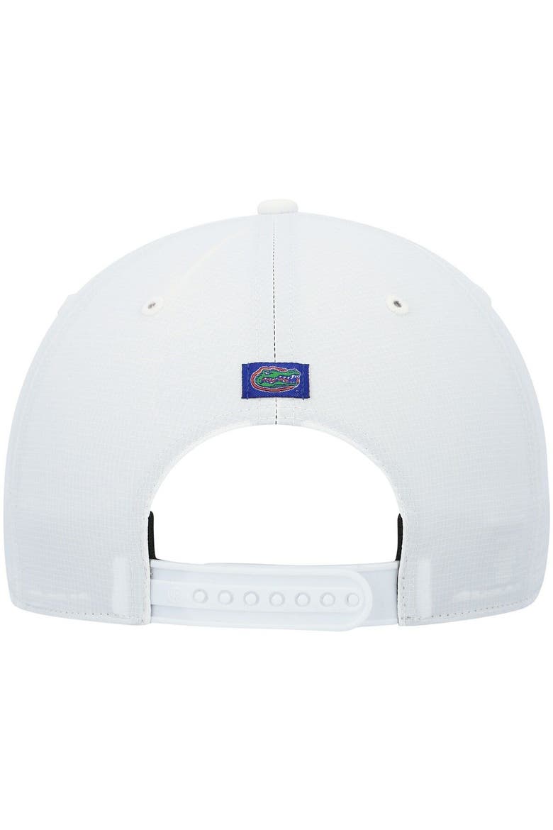 Men's '47 White Florida Gators Stars and Stripes Flag Flutter Hitch Snapback Hat, Alternate, color, White