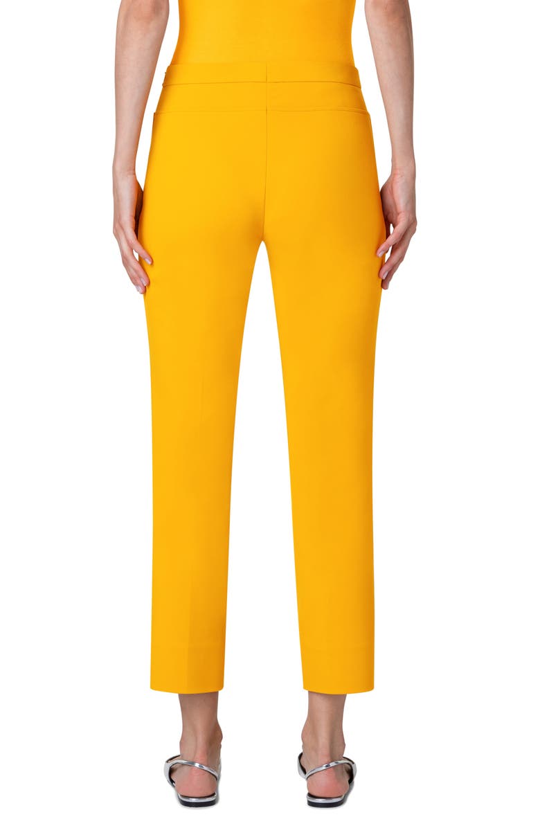 Akris punto Franca Techno Cotton Blend Crop Pants, Alternate, color,