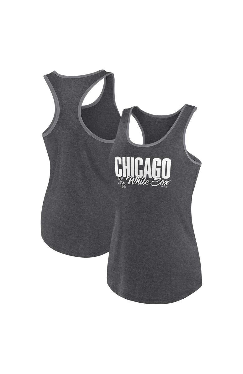 PROFILE Women's Profile Black Chicago White Sox Plus Size Tank Top, Main, color, Black