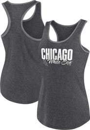 PROFILE Women's Profile Black Chicago White Sox Plus Size Tank Top