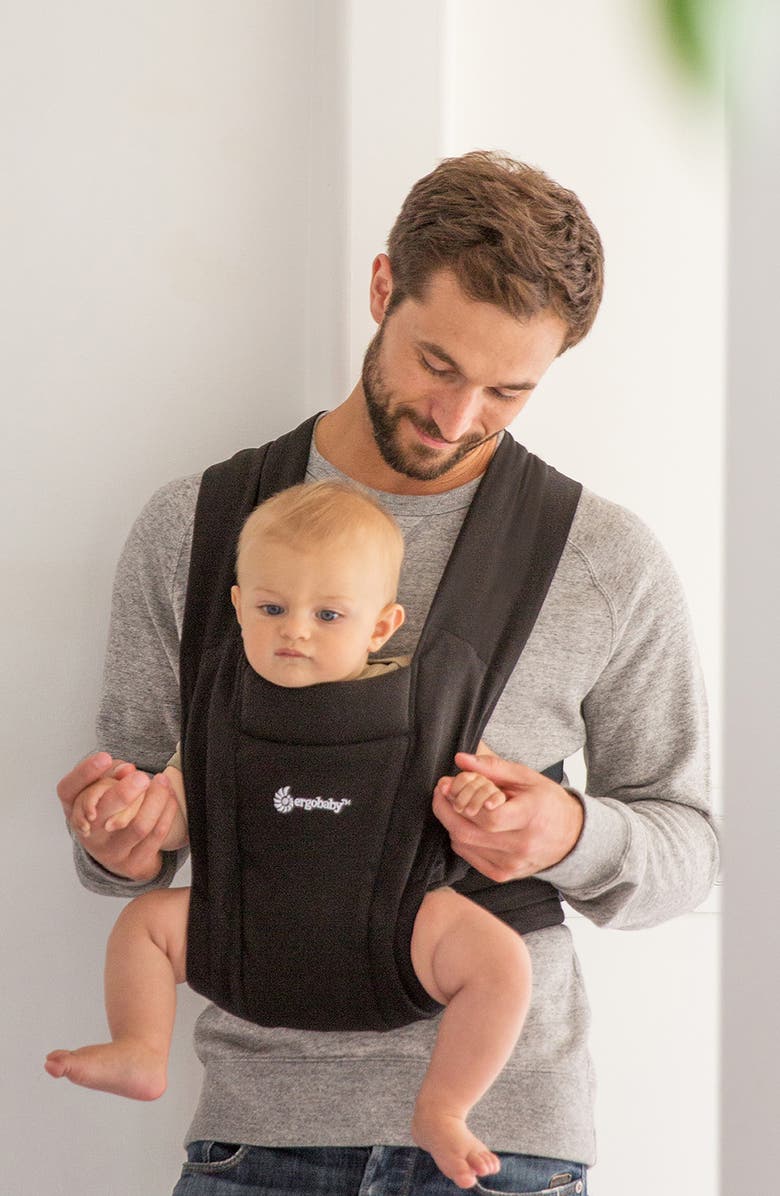 ERGObaby Embrace Baby Carrier, Alternate, color, Pure Black