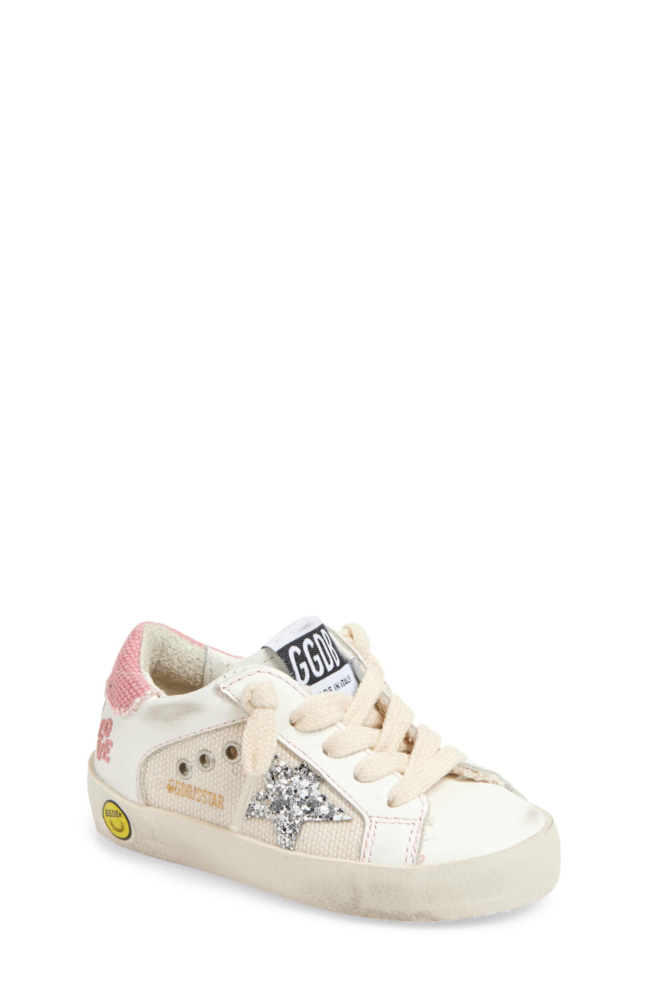 Golden Goose Kids' Super-Star Double Quarter Sneaker, Main, color, 