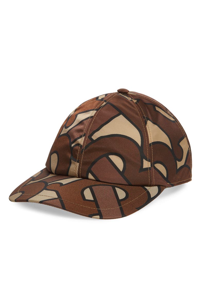 Burberry Exploded TB Snapback Baseball Cap, Main, color,