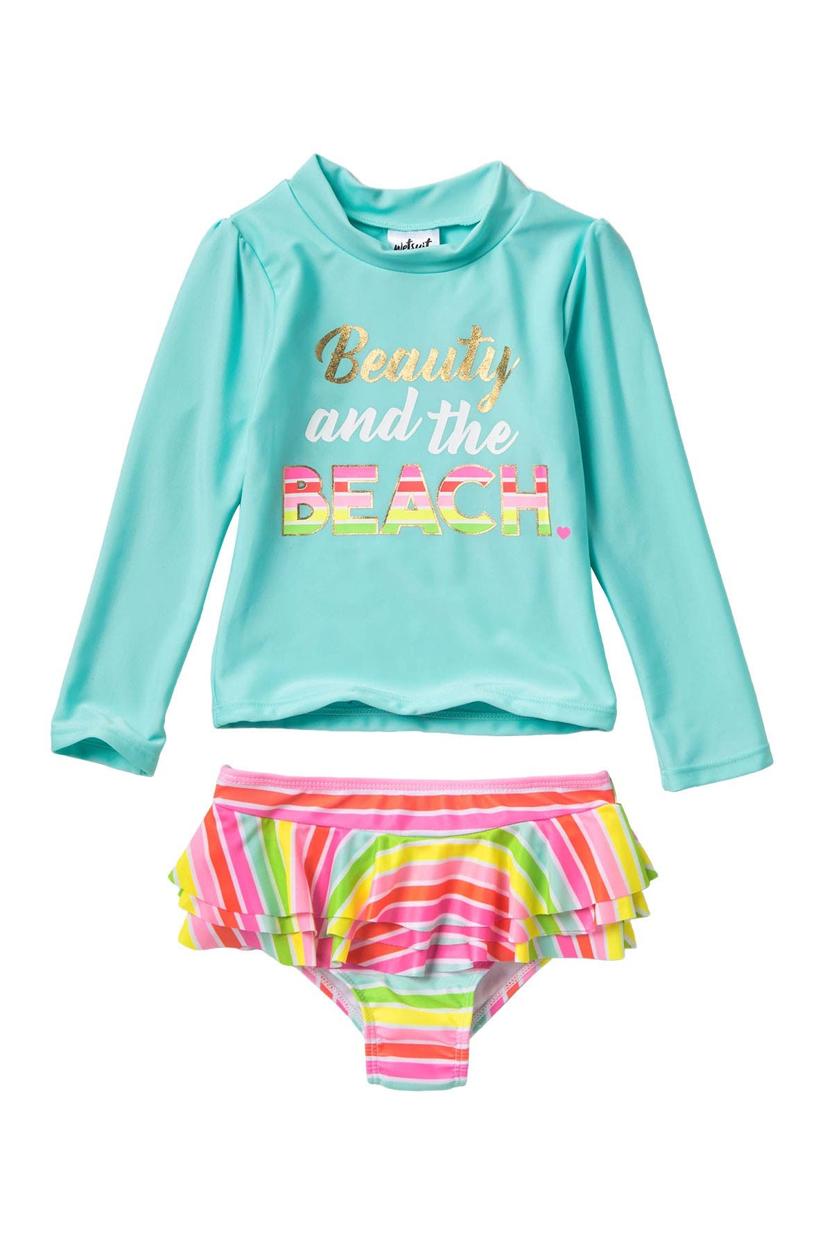 WETSUIT CLUB Beauty & The Beach Rash Guard Set (Women) | Nordstromrack