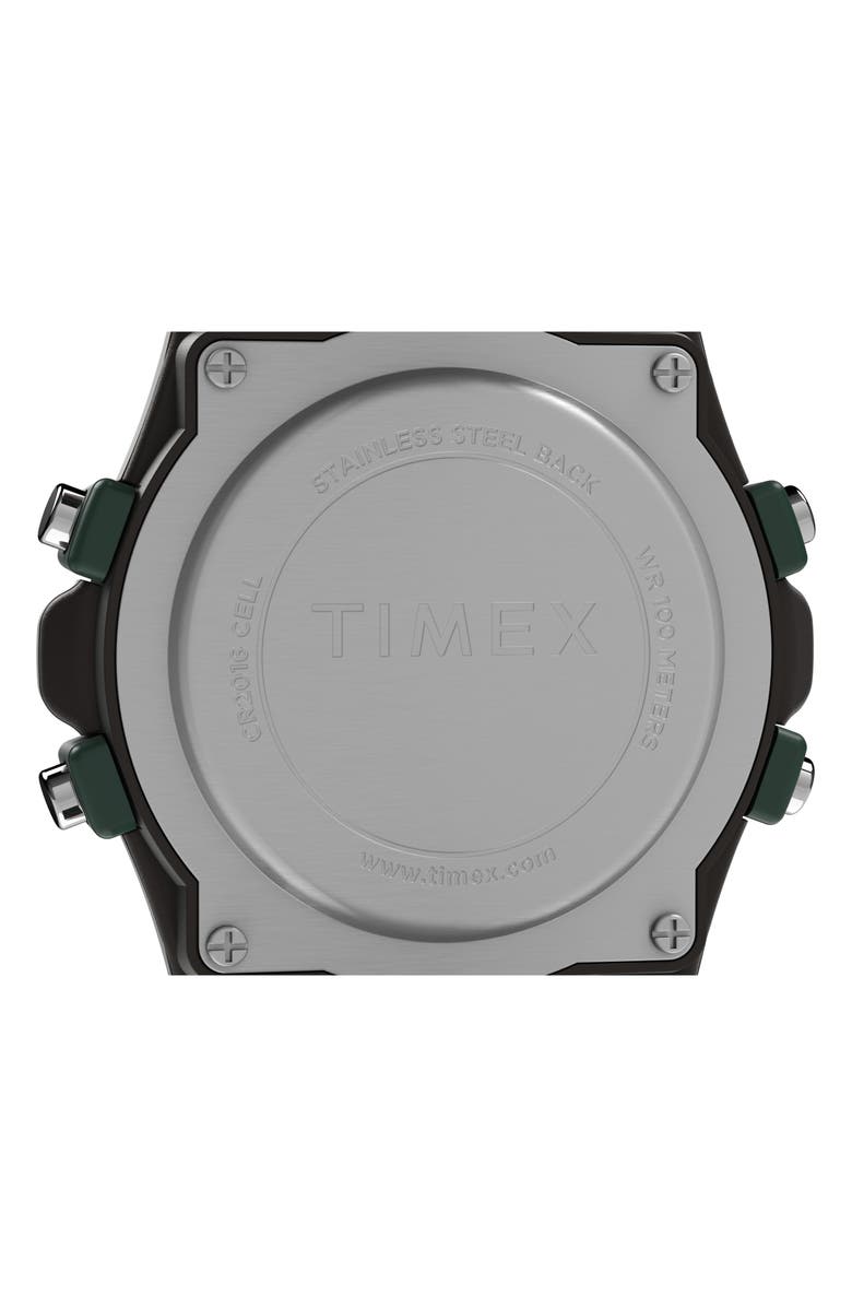 Timex<sup>®</sup> Atlantis Chronograph Fabric Strap Watch, 40mm, Alternate, color, 