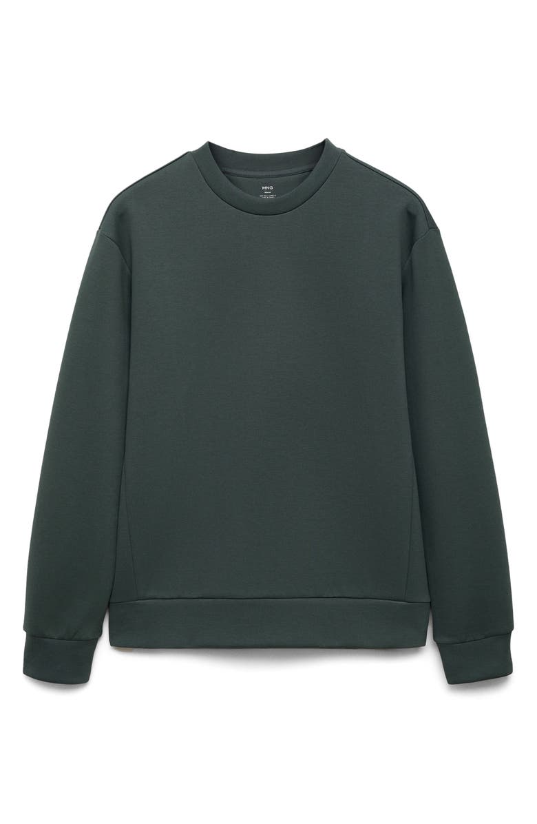 MANGO Thermoregulating Comfort Stretch Pullover Sweatshirt, Main, color, 