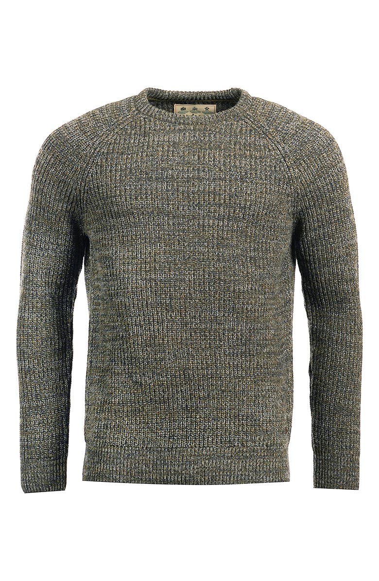 Barbour Men
s Horseford Wool Crewneck Sweater, Alternate, color, Olive