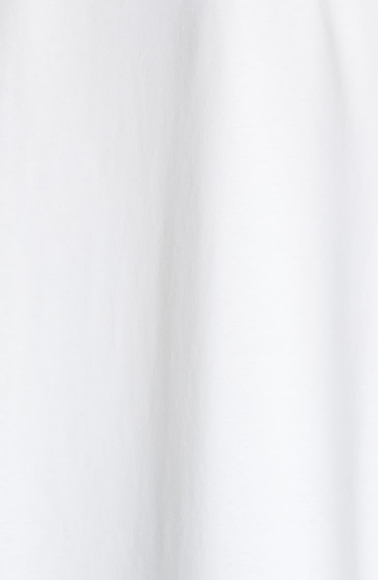 Ganni Smiley Flower Graphic Organic Cotton Tee, Alternate, color,