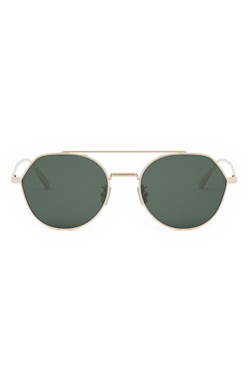 Dior The Blacksuit R6u 54mm Geometric Sunglasses In Green
