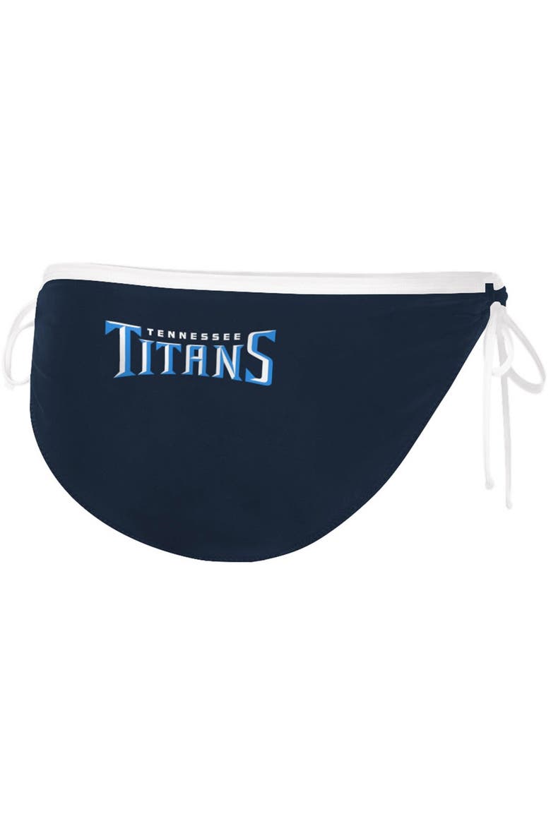 Women's G-III 4Her by Carl Banks Navy Tennessee Titans Perfect Match Bikini Bottom, Alternate, color, Navy
