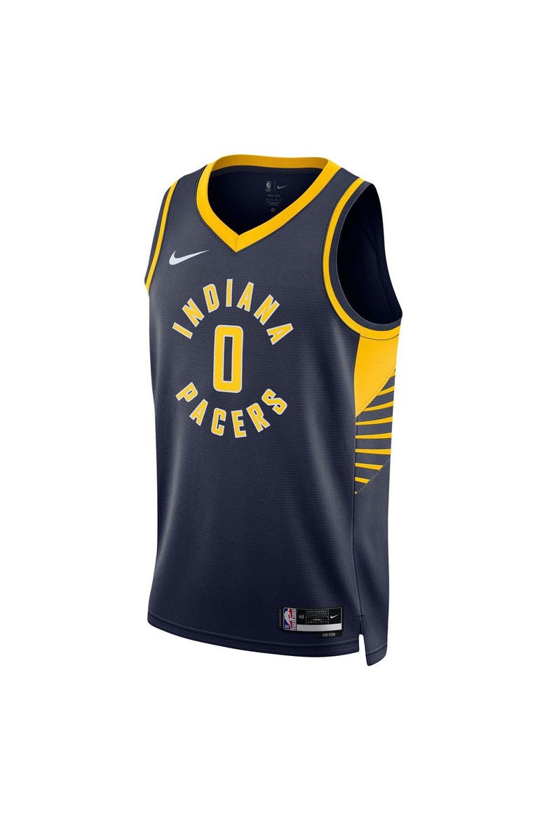 Unisex Nike Tyrese Haliburton Navy Indiana Pacers Swingman Jersey - Icon Edition, Alternate, color, Navy