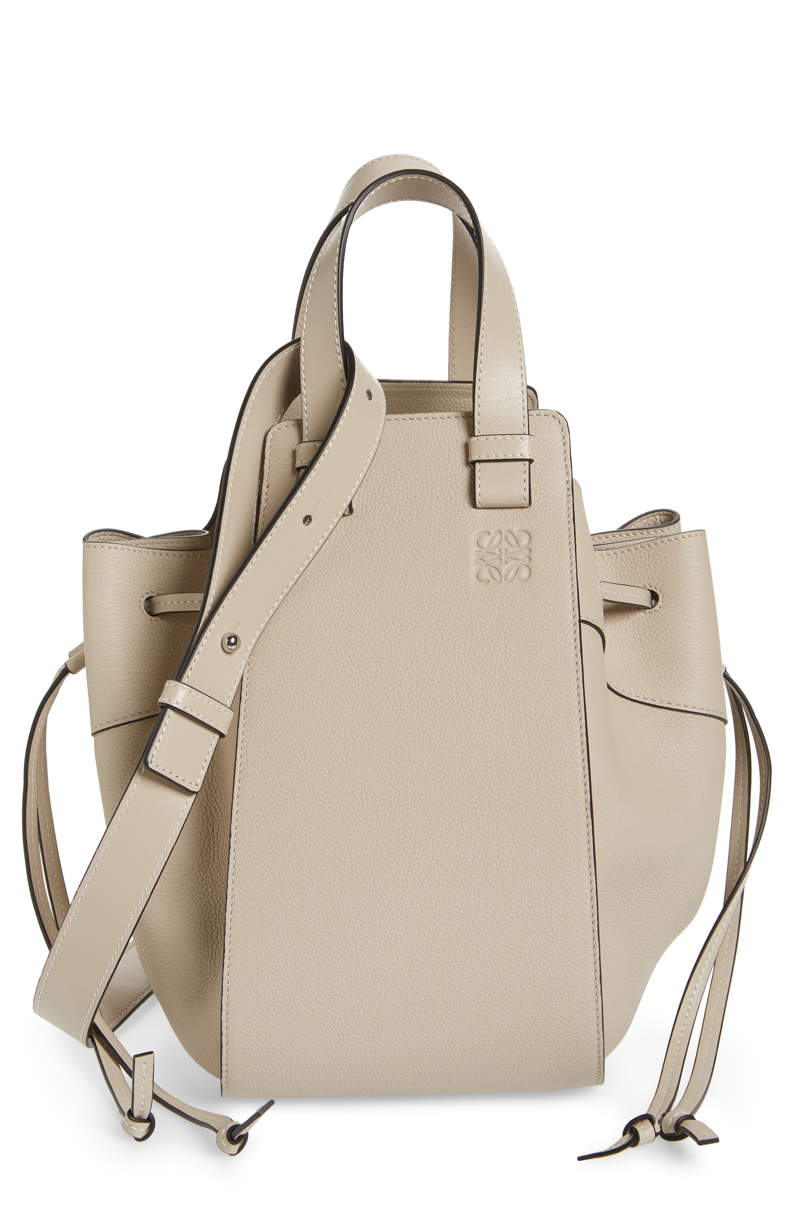 Loewe Hammock Medium Pebbled Leather Hobo, Main, color, 