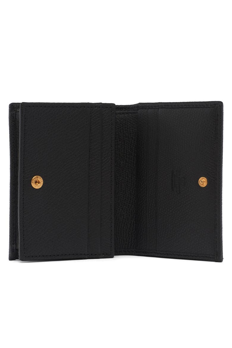VLOGO Signature Leather Wallet, Alternate, color, NERO