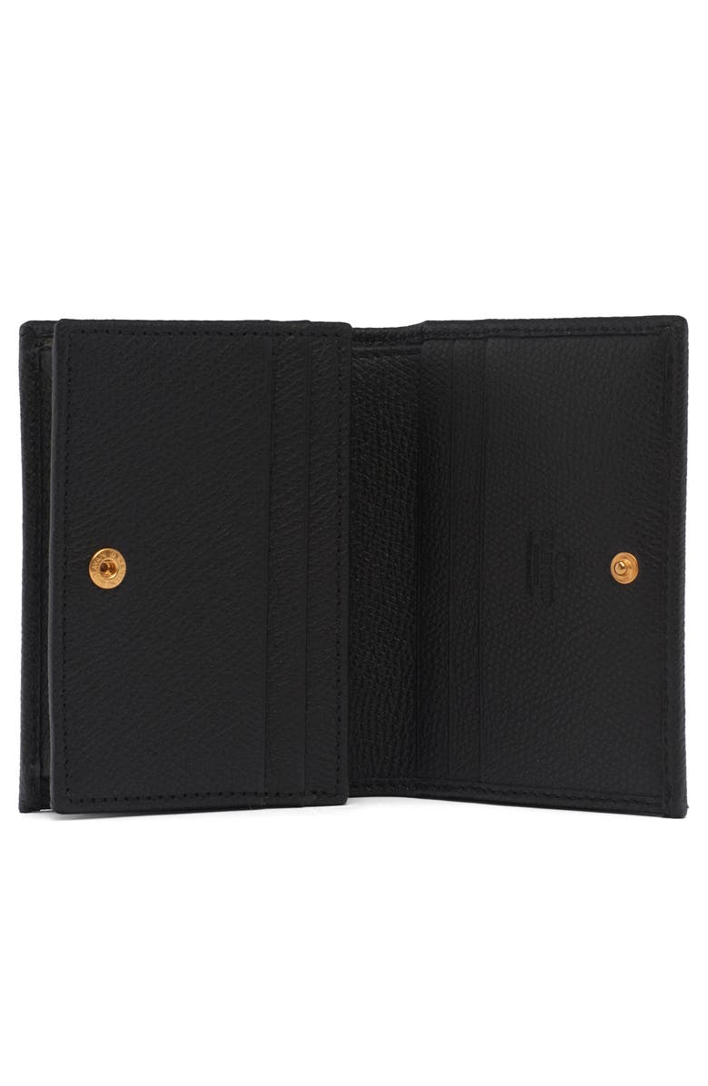 Valentino Garavani VLOGO Signature Leather Wallet, Alternate, color, Nero