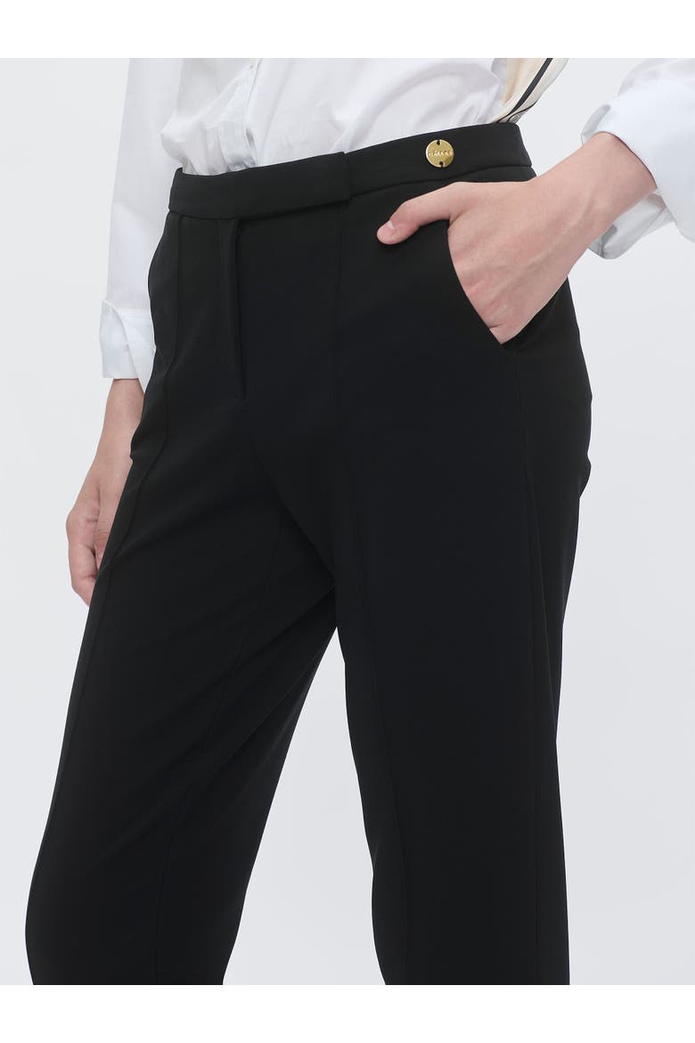 Cory Jersey slim pant, Alternate, color, Black