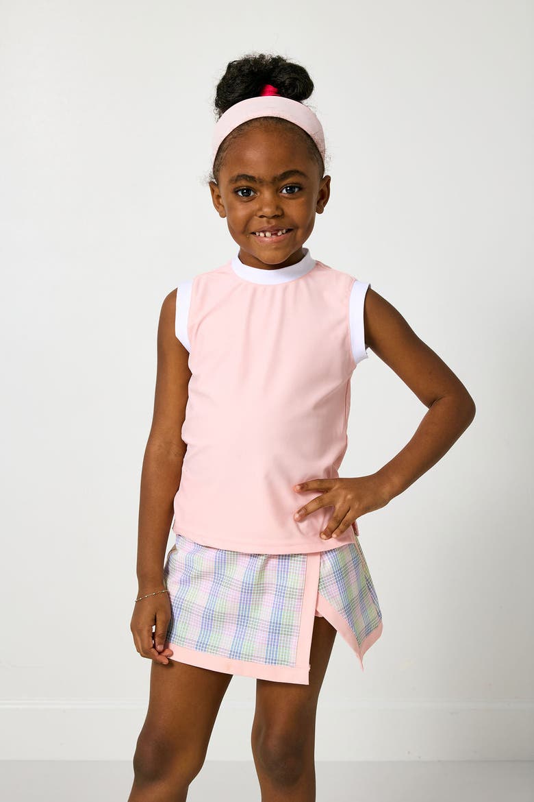 Girls Trimmed Tank, Alternate, color, Pink