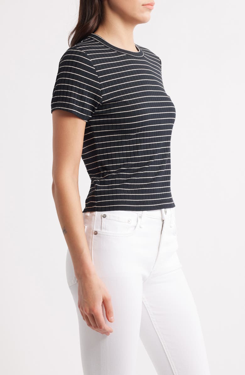 Luca Stripe Rib Baby T-Shirt