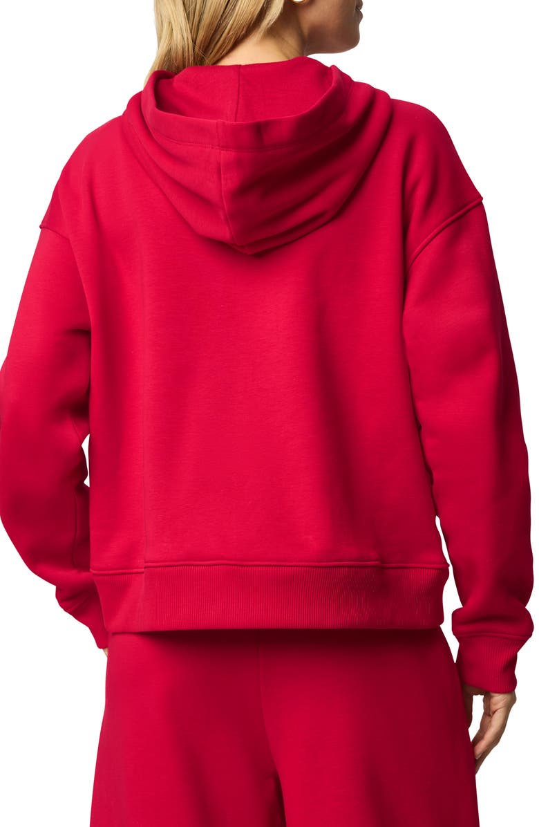Splendid Goldie Hoodie, Alternate, color, Rouge Red