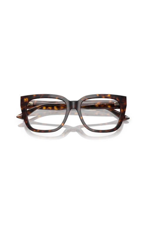 Jimmy Choo 54mm Square Optical Glasses In Brown