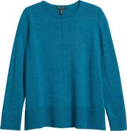 Eileen Fisher Crewneck Wool Sweater