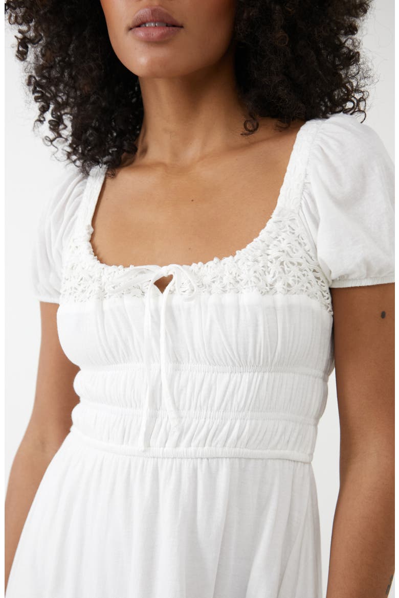 Evie Prarie Minidress, Alternate, color, CREAM