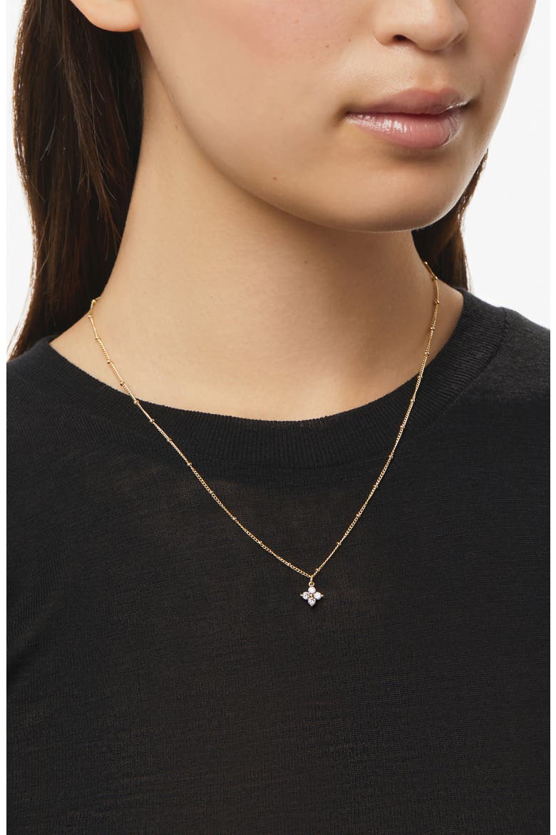 Claire Pendant Necklace, Alternate, color, GOLD CLEAR