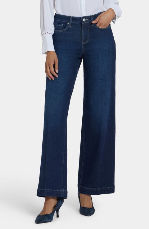 Teresa Wide Leg Jeans (Regular & Petite)