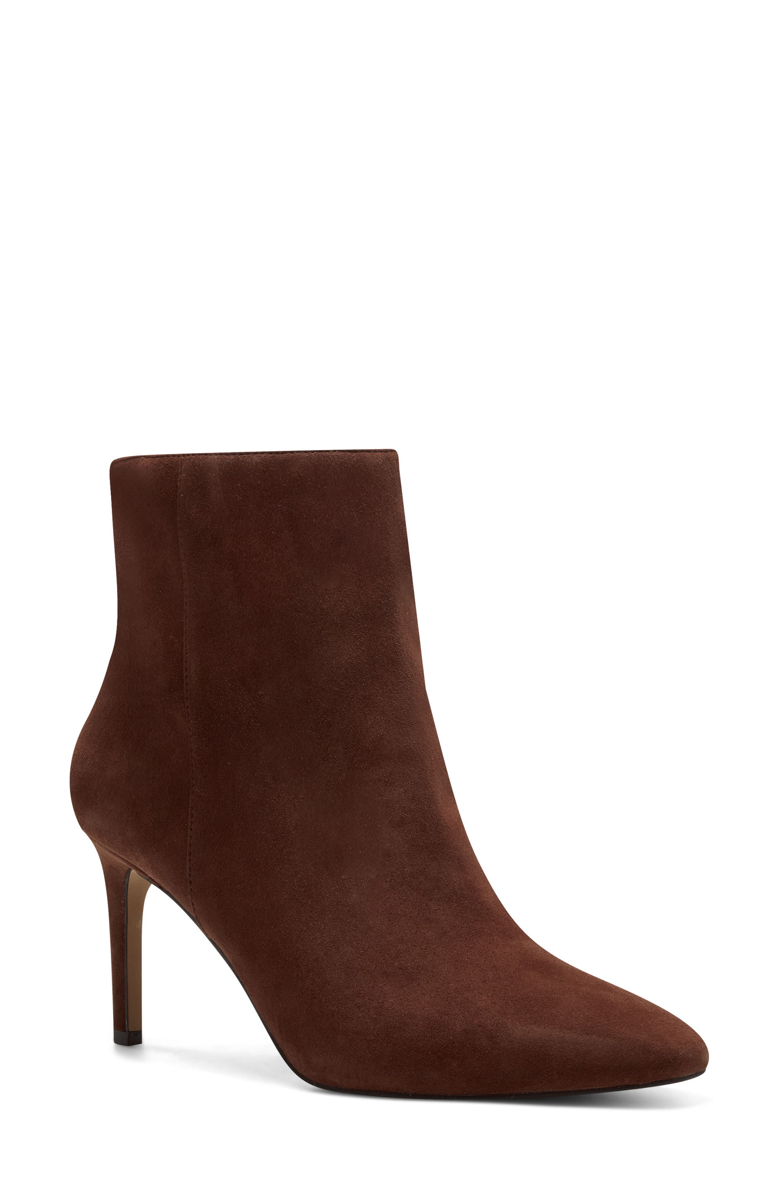 Allost Pointed Toe Boot, Main, color, DARK BROWN