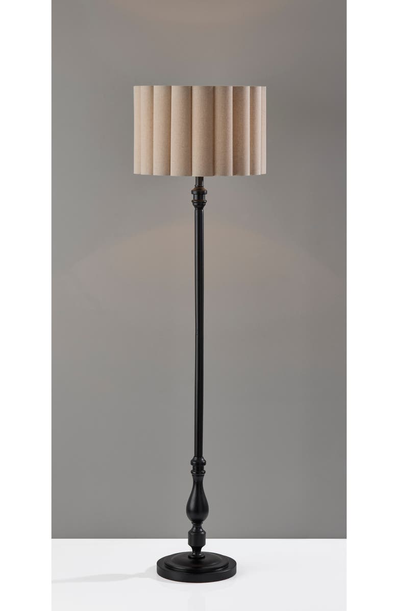 ADESSO LIGHTING Claret Floor Lamp, Alternate, color, Black