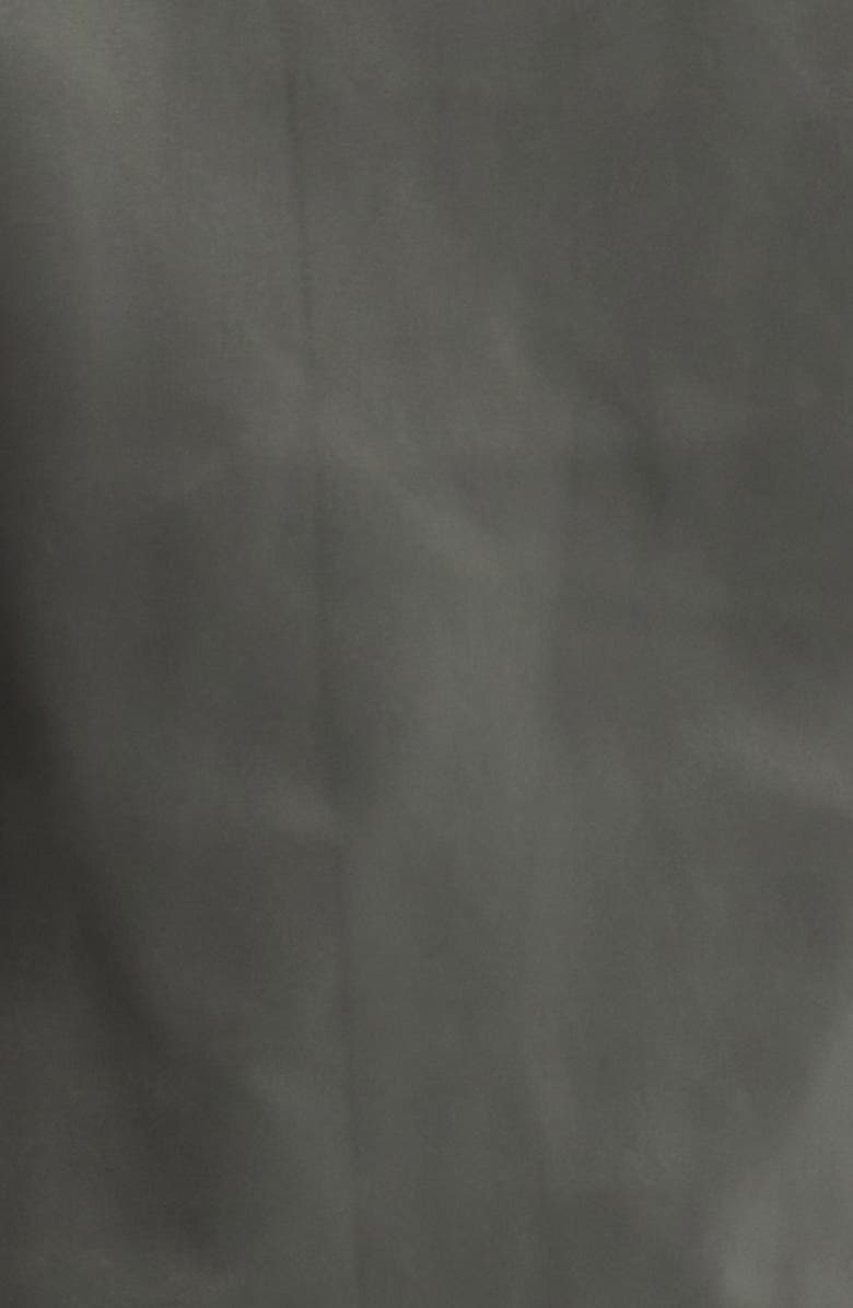 Junya Watanabe High Pile Fleece & Nylon Bomber Coat, Alternate, color, Khaki X Sage Green