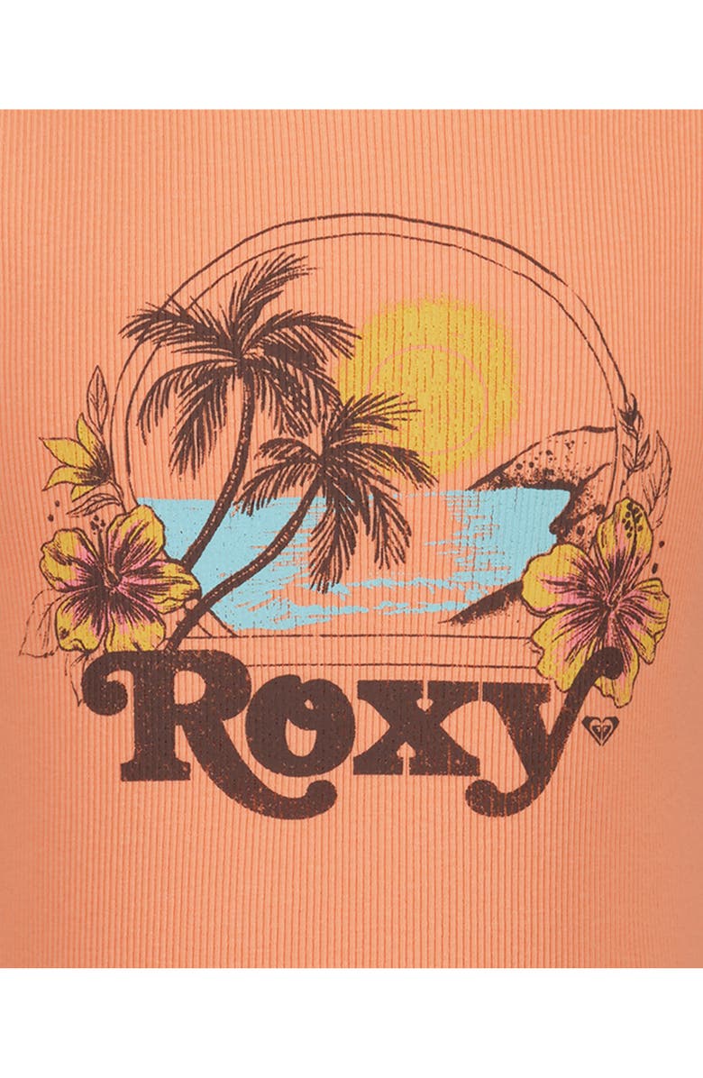 Roxy Kids' Vamos Graphic Tank, Alternate, color, Peach Pink