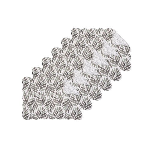C & F Home C&f Home Blair Placemats Set Of 6 In Gray