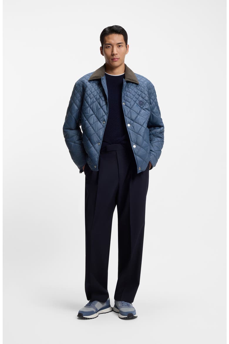 Cosmix Quilted Jacket, Alternate, color, OPEN BLUE