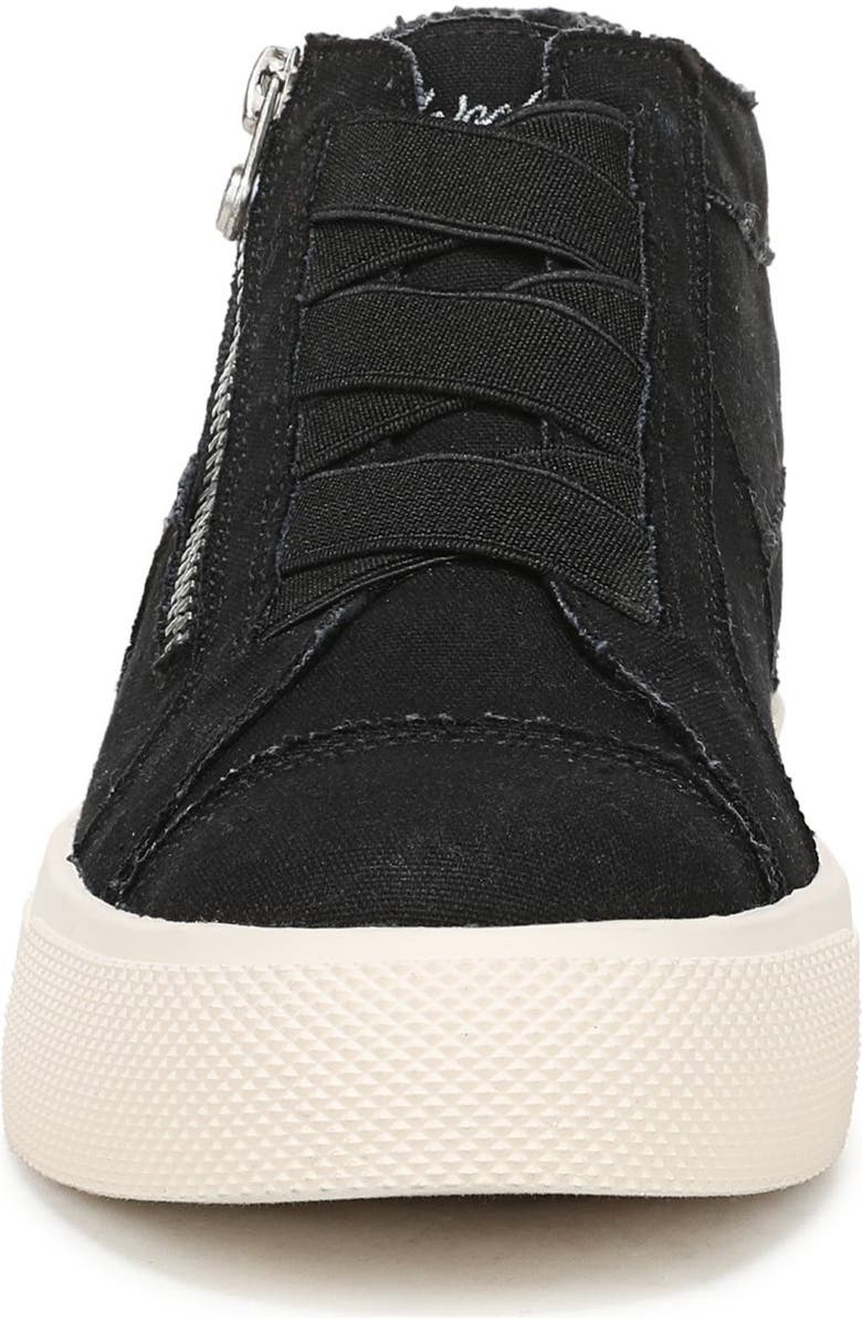 Blowfish Malibu Zayla Platform Sneaker, Alternate, color, Black Canvas