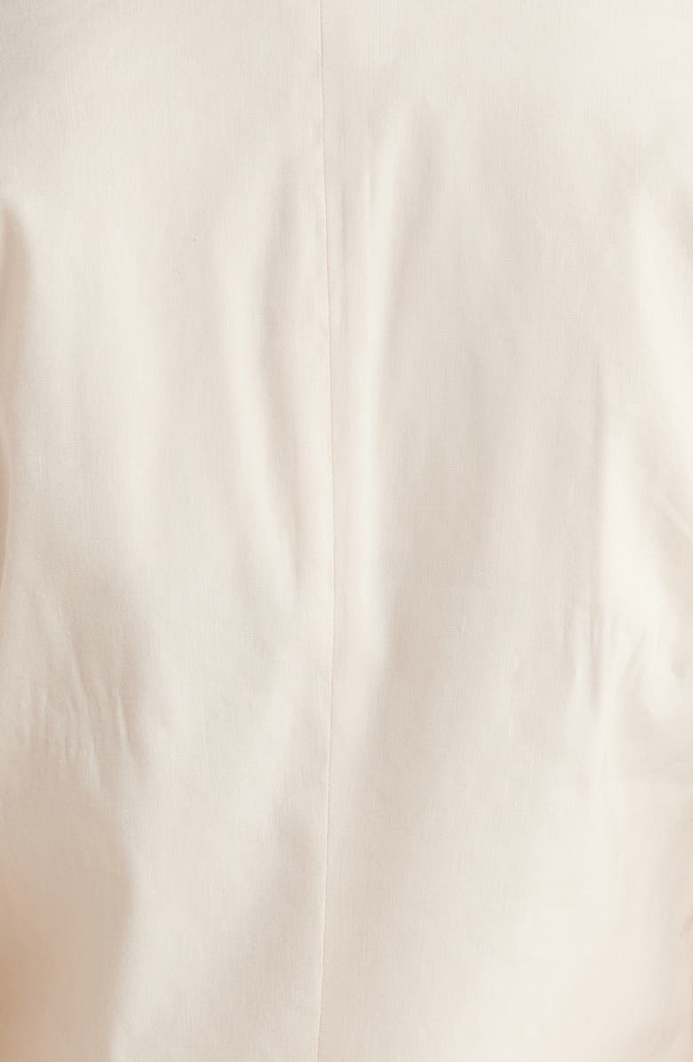 rag & bone Emile Double Breasted Linen Blend Blazer, Alternate, color, Ivory