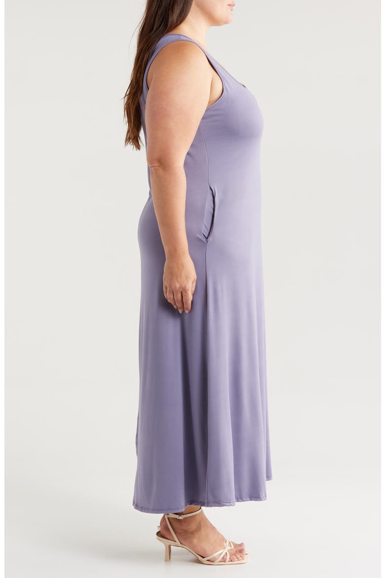 Maxi Tank Dress, Alternate, color, MAUVE